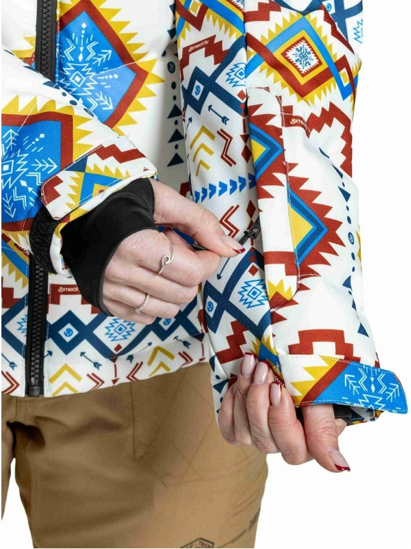 Meatfly Meatfly ženska SNB & SKI jakna Bonie White Jones