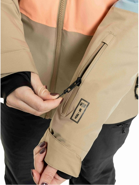 Meatfly Meatfly ženska SNB & SKI jakna Kirsten Safari / Cloud