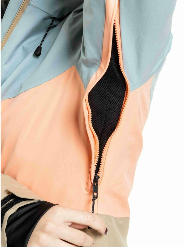 Meatfly Meatfly ženska SNB & SKI jakna Kirsten Safari / Cloud