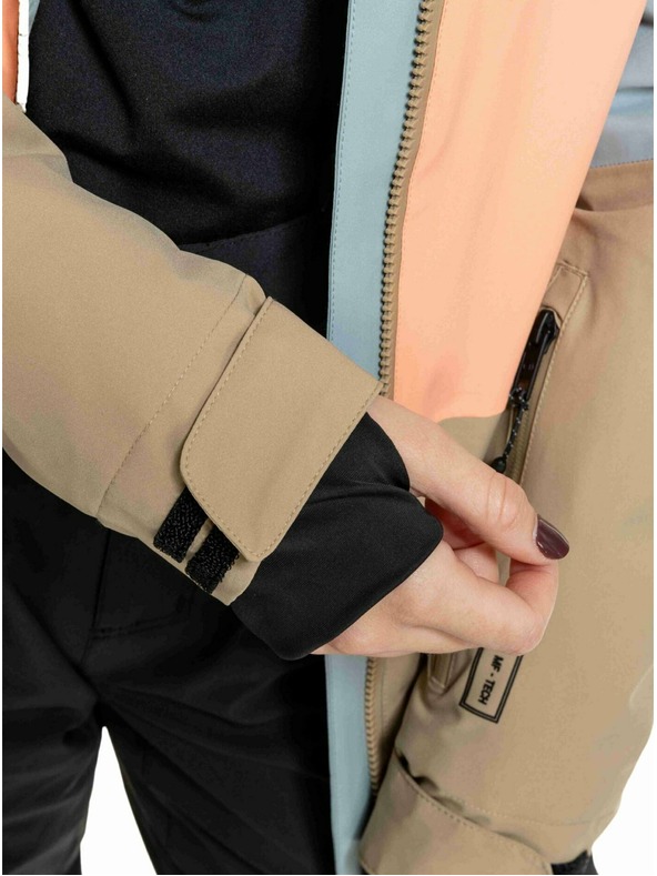 Meatfly Meatfly ženska SNB & SKI jakna Kirsten Safari / Cloud