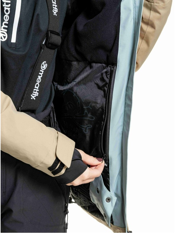 Meatfly Meatfly ženska SNB & SKI jakna Kirsten Safari / Cloud