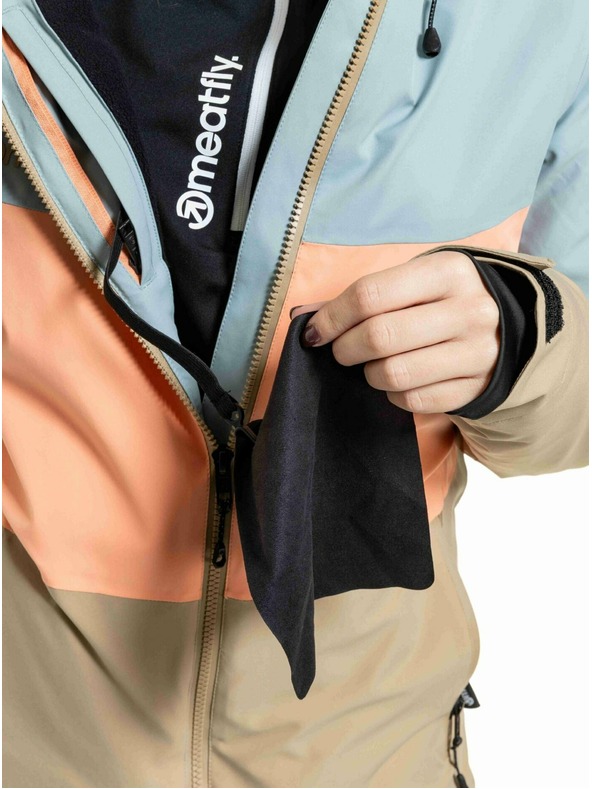 Meatfly Meatfly ženska SNB & SKI jakna Kirsten Safari / Cloud