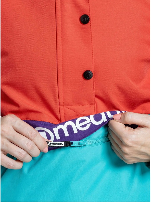 Meatfly Meatfly ženska SNB & SKI jakna Aiko Turquoise/Ferrari Red