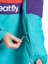 Meatfly Meatfly ženska SNB & SKI jakna Aiko Turquoise/Ferrari Red