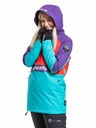 Meatfly Meatfly ženska SNB & SKI jakna Aiko Turquoise/Ferrari Red