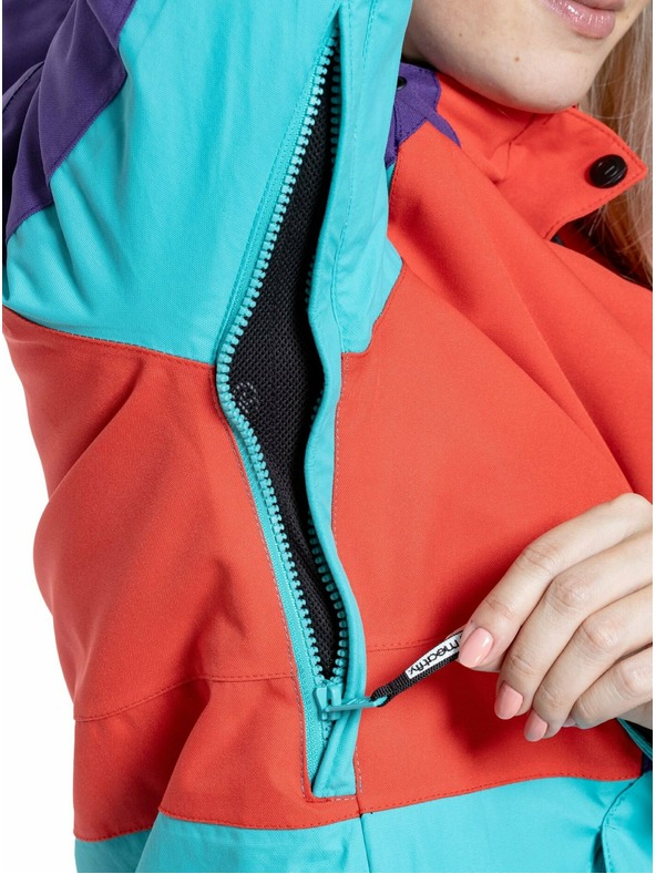 Meatfly Meatfly ženska SNB & SKI jakna Aiko Turquoise/Ferrari Red