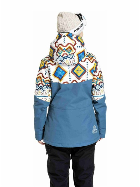 Meatfly Meatfly ženska SNB & SKI jakna Kirsten White Jones / Slate Blue