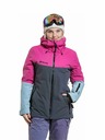 Meatfly Meatfly ženska SNB & SKI jakna Kirsten Grey Dark / Pink