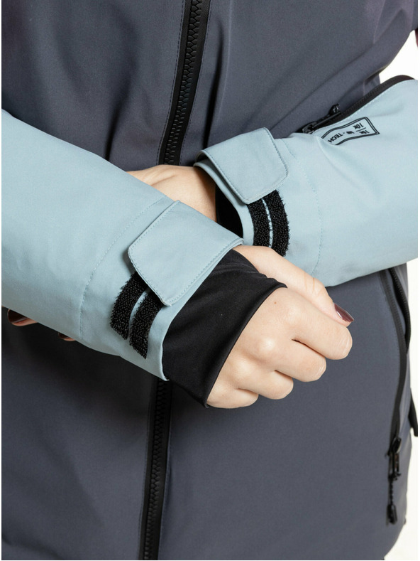 Meatfly Meatfly ženska SNB & SKI jakna Kirsten Grey Dark / Pink