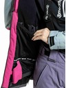 Meatfly Meatfly ženska SNB & SKI jakna Kirsten Grey Dark / Pink
