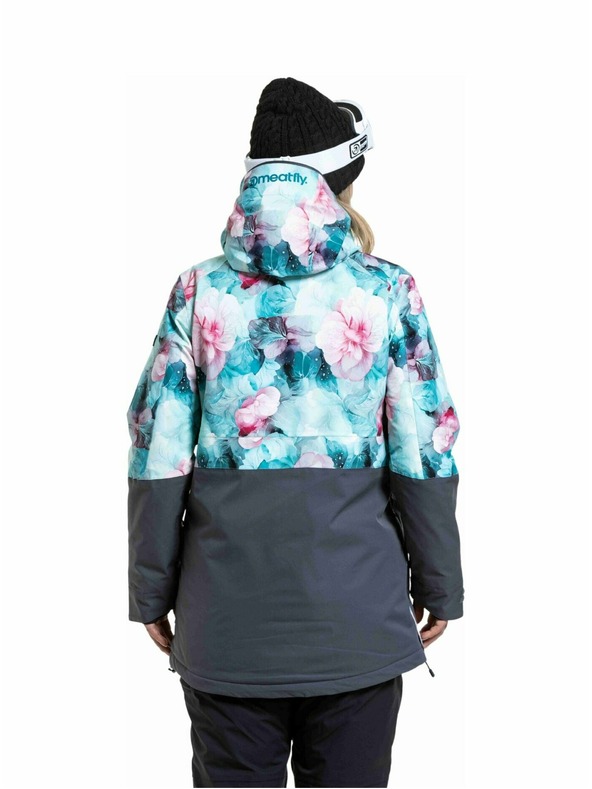 Meatfly Meatfly ženska SNB & SKI jakna Aiko Pink Flowers