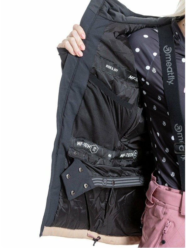 Meatfly Meatfly ženska SNB & SKI jakna Gaia Beet Red