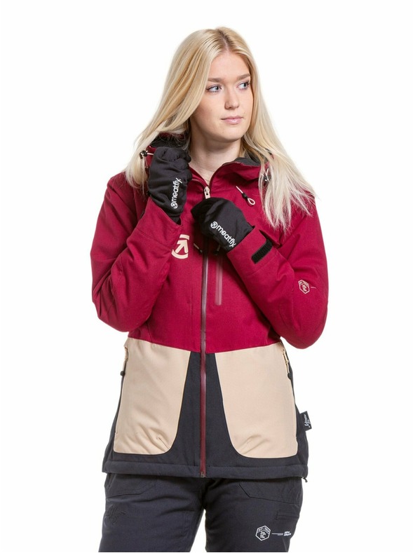 Meatfly Meatfly ženska SNB & SKI jakna Gaia Beet Red
