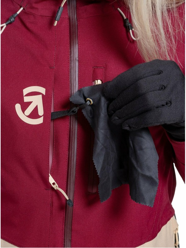 Meatfly Meatfly ženska SNB & SKI jakna Gaia Beet Red