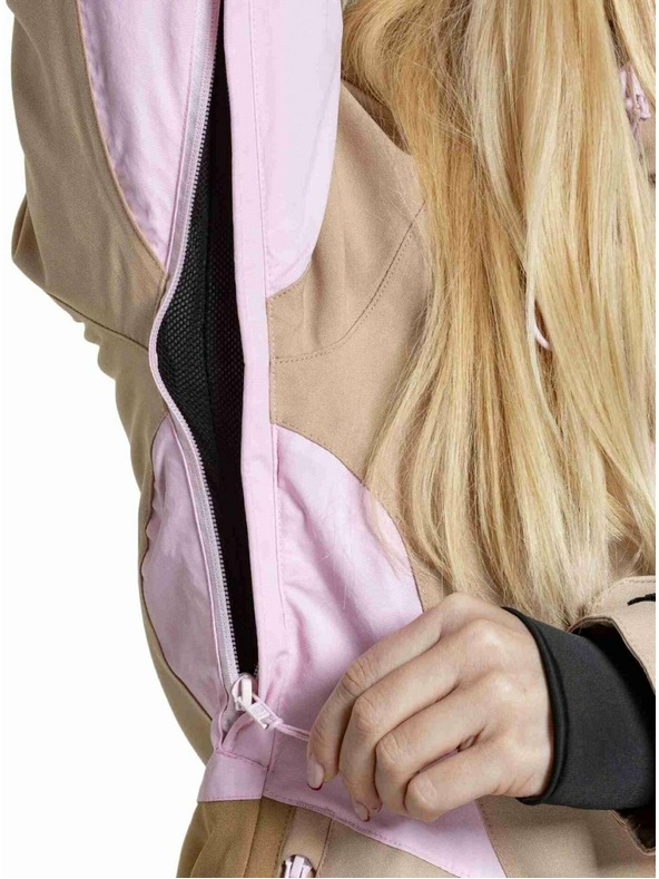 Meatfly Meatfly ženska SNB & SKI jakna Gaia Latte