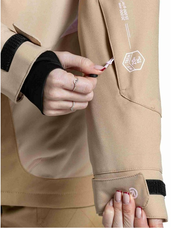 Meatfly Meatfly ženska SNB & SKI jakna Gaia Latte