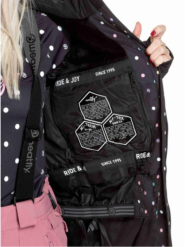 Meatfly Meatfly ženska SNB & SKI jakna Kirsten Dusty Color Dots