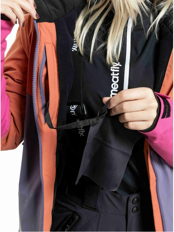 Meatfly Meatfly ženska SNB & SKI jakna Kirsten Purple Light / Mango