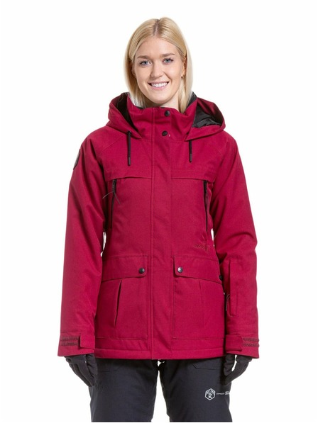 Meatfly Meatfly ženska SNB & SKI jakna Terra Beet Red