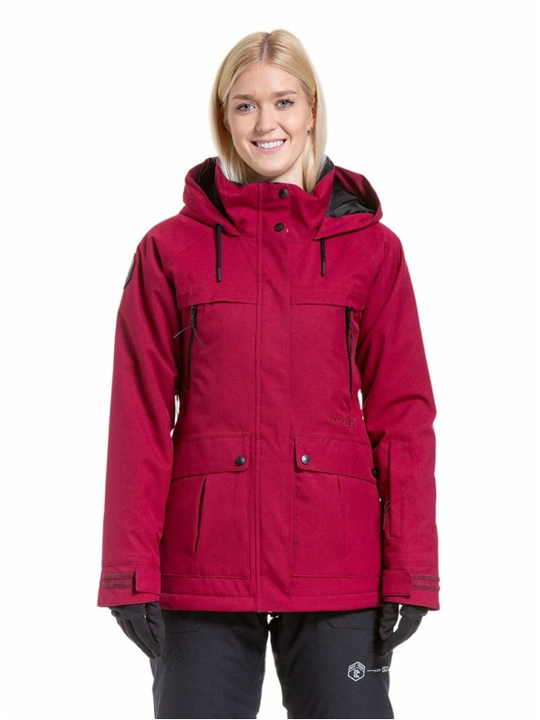 Meatfly Meatfly ženska SNB & SKI jakna Terra Beet Red