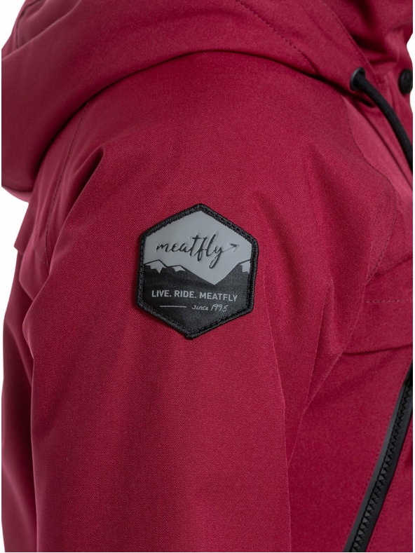 Meatfly Meatfly ženska SNB & SKI jakna Terra Beet Red