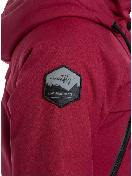 Meatfly Meatfly ženska SNB & SKI jakna Terra Beet Red