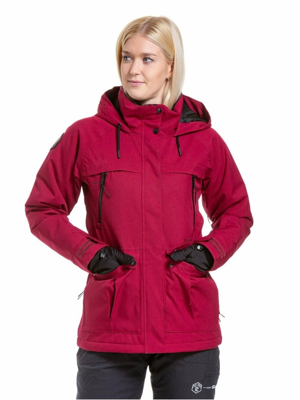Meatfly Meatfly ženska SNB & SKI jakna Terra Beet Red