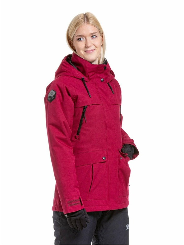 Meatfly Meatfly ženska SNB & SKI jakna Terra Beet Red