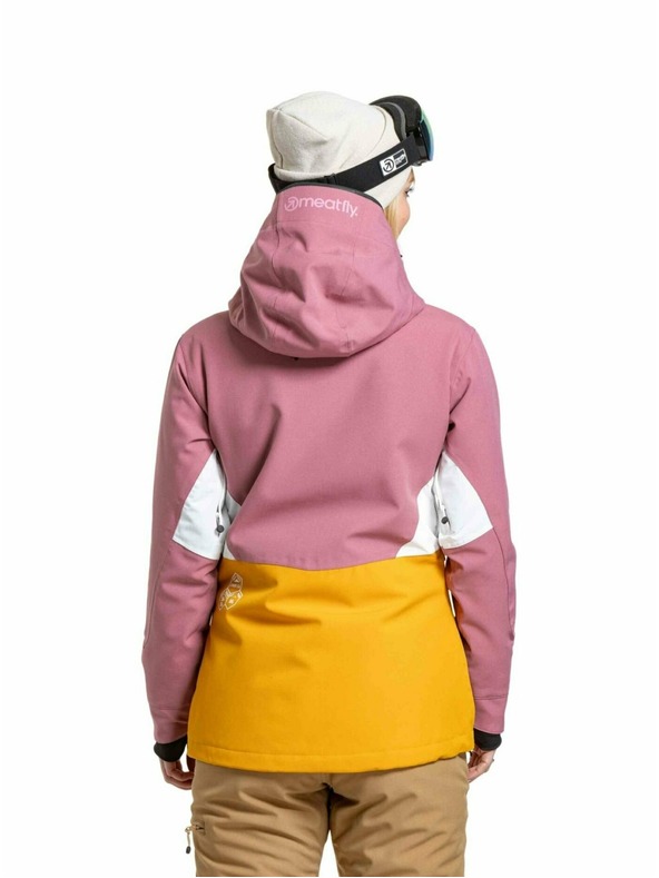 Meatfly Meatfly ženska SNB & SKI jakna Gaia Dusty Rose / Sunflower