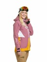 Meatfly Meatfly ženska SNB & SKI jakna Gaia Dusty Rose / Sunflower