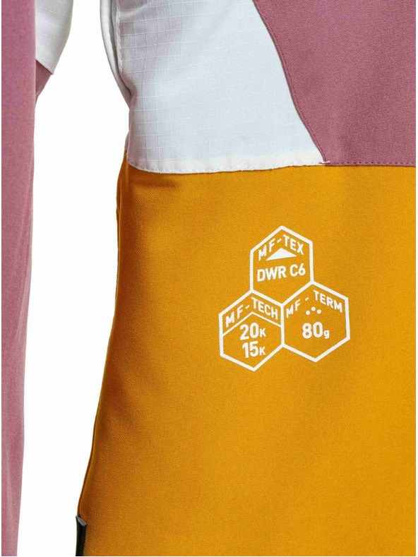 Meatfly Meatfly ženska SNB & SKI jakna Gaia Dusty Rose / Sunflower