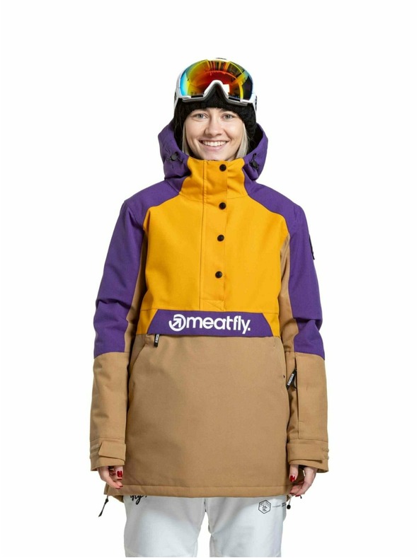Meatfly Meatfly ženska SNB & SKI jakna Aiko Sunflower / Tan