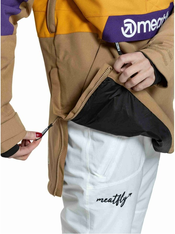 Meatfly Meatfly ženska SNB & SKI jakna Aiko Sunflower / Tan
