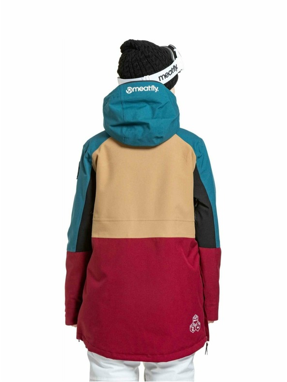 Meatfly Meatfly ženska SNB & SKI jakna Aiko Beet Red / Blue