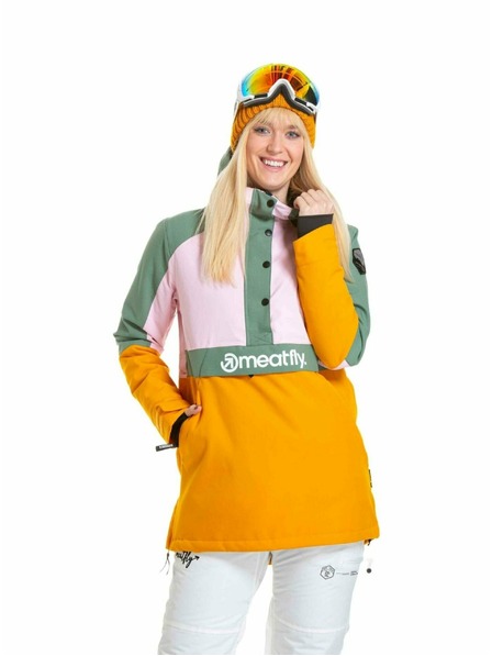 Meatfly Meatfly ženska SNB & SKI jakna Aiko Pastel Pink / Sunflower