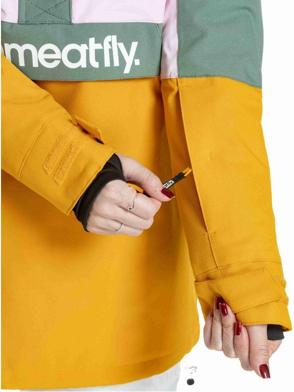 Meatfly Meatfly ženska SNB & SKI jakna Aiko Pastel Pink / Sunflower