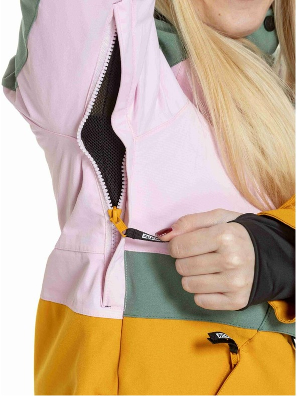 Meatfly Meatfly ženska SNB & SKI jakna Aiko Pastel Pink / Sunflower