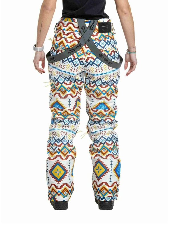 Meatfly Meatfly ženske SNB & SKI hlače Foxy White Jones