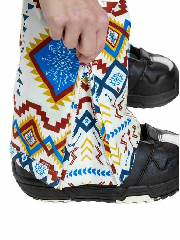 Meatfly Meatfly ženske SNB & SKI hlače Foxy White Jones