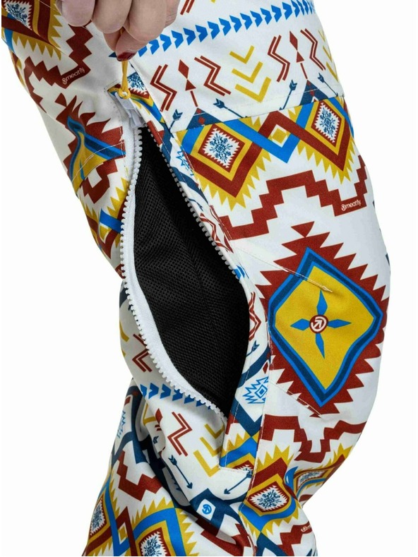 Meatfly Meatfly ženske SNB & SKI hlače Foxy White Jones