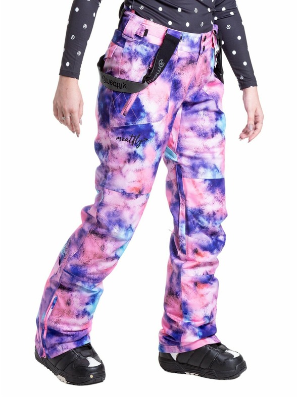 Meatfly Meatfly ženske SNB & SKI hlače Foxy Peach Aquarel