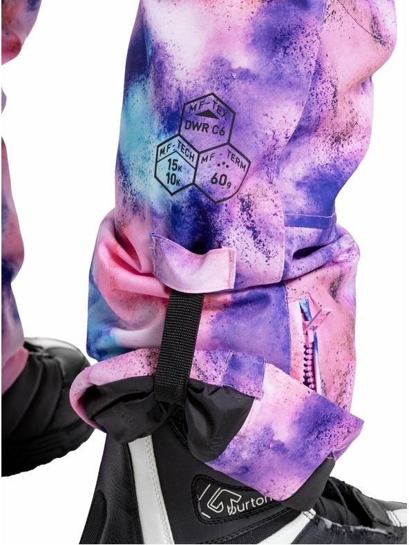 Meatfly Meatfly ženske SNB & SKI hlače Foxy Peach Aquarel