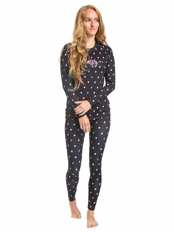 Meatfly Meatfly ženske termo majice Capa Black Dots