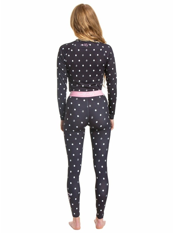 Meatfly Meatfly ženske termo majice Capa Black Dots