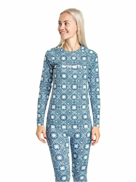 Meatfly Meatfly ženske termo majice Capa Mosaic Blue