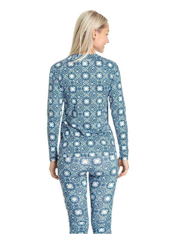 Meatfly Meatfly ženske termo majice Capa Mosaic Blue