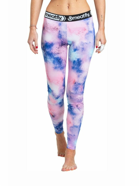 Meatfly Meatfly ženske termo hlače Taro Purple Aquarel