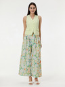 Orsay Svijetlozelene uzorirane ženske hlače ORSAY