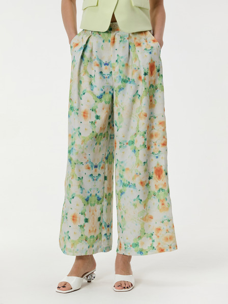 Orsay Svijetlozelene uzorirane ženske hlače ORSAY