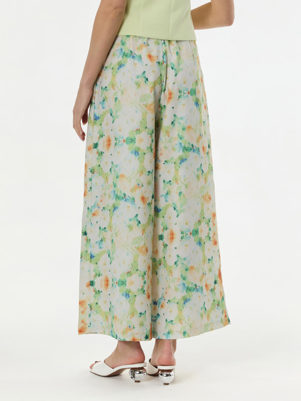 Orsay Svijetlozelene uzorirane ženske hlače ORSAY